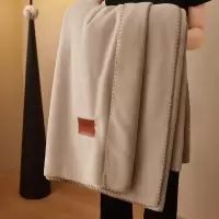 仿羊绒毛毯加厚办公室午睡毯珊瑚绒小毯子沙发空调披肩盖毯床上用