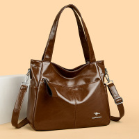 包包女包新款中年妈妈包斜挎包女时尚大气单肩包女