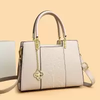 包包女包新款女包压花中年女士手提包大容量斜跨包女