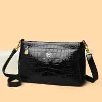 包包女包新款斜挎包单肩包女漆皮女士妈妈小方包欧美