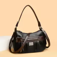 包包女包新款欧美撞色斜挎包女多隔层大容量单肩包女