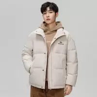 潮牌立领羽绒服男士加厚保暖面包服青少年百搭羽绒服男装外套