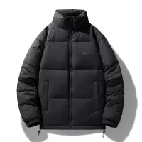 羽绒服男冬季新款潮牌立领加厚保暖外套白鸭绒青年休闲面包服男士