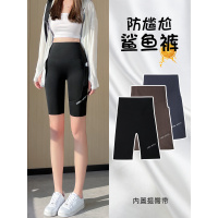 冰丝打底短裤女外穿夏季薄款高腰收腹提臀瑜伽健身骑行芭芘五分裤