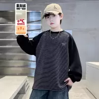 儿童装男童冬装加绒卫衣秋冬款新款中大童男孩加厚冬季上衣潮