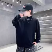 男童半高领德绒打底衫新款秋冬男孩长袖T恤儿童加厚内搭上衣