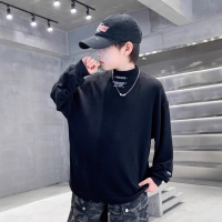 男童半高领德绒打底衫新款秋冬男孩长袖T恤儿童加厚内搭上衣