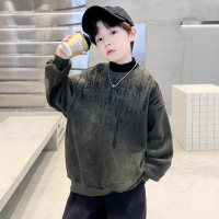 男童卫衣春秋冬款新款冬季男孩加绒加厚上衣中大儿童装冬装潮