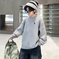 男童毛衣秋冬款新款男孩冬装儿童帅气中大童加厚冬季针织上衣