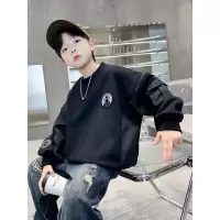 男童秋冬款卫衣加绒新款中大童冬季帅气儿童一体加厚男孩上衣