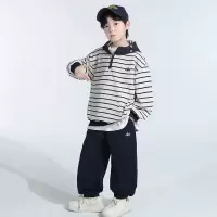 儿童装男童加绒套装秋冬款新款秋季大童男孩运动卫衣酷帅气潮