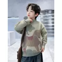 男童韩系毛衣冬季加厚新款儿童秋冬打底衫大童冬装内搭上衣潮