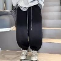 男童加绒裤子秋冬款新款大童冬装儿童装冬季一体加厚运动卫裤