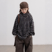 男童加绒连帽卫衣秋冬款新款加厚冬装儿童装冬季一体绒打底衫