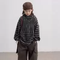 男童加绒连帽卫衣秋冬款新款加厚冬装儿童装冬季一体绒打底衫