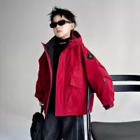 男童夹棉外套新款秋冬款大儿童棉衣男孩冬季派克服加厚冲锋衣