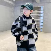 男童冬装毛衣新款潮中大童内搭上衣加厚韩范儿童针织衫秋冬款