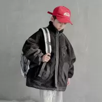 男童加厚外套秋冬款新款儿童羊羔绒毛毛衣中大童保暖冬季痞帅