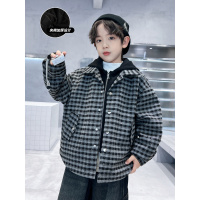 男童夹棉外套新款秋冬大儿童男孩帅气棉衣冬装棉服连帽加厚潮