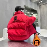 男童羽绒棉服红色年服新款加厚中大童韩版棉衣潮棉袄冬季外套