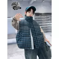 男童羽绒棉马甲外穿新款秋冬外套中大儿童加厚坎肩背心冬装潮