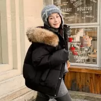 欧洲站冬季新款连帽女士棉衣棉服时尚百搭宽松女韩版棉袄