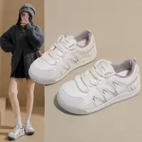 加绒百搭棉靴女冬季新款学生ins韩版保暖休闲鞋棉鞋