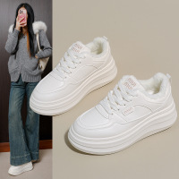 加绒雪地靴女冬季新款学生ins韩版保暖休闲鞋百搭棉鞋