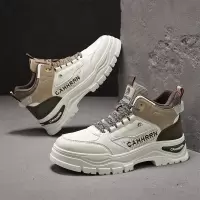 冬季新款马丁靴男英伦风时尚百搭舒适高帮厚底工装靴休闲潮鞋