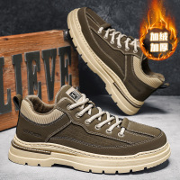 马丁靴男款高帮秋冬季新款英伦风复古中帮大码防滑工装鞋男靴