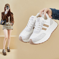 ins韩版新款加绒老爹鞋女冬季跑步休闲保暖增高