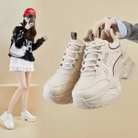内增高ins韩版新款老爹鞋女秋季跑步休闲厚底