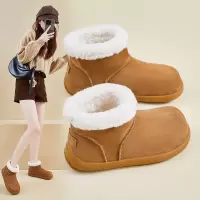 内增高加绒高帮雪地靴女冬季新款学生ins韩版保暖休闲鞋