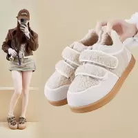 内增高冬季加绒小白鞋新款韩版ins女学生板鞋休闲保暖