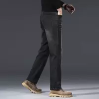 秋冬新款美式弹力牛仔裤男青年男士时尚帅气直筒休闲男装长裤