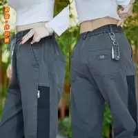 秋季新款男士休闲裤百搭舒适宽松束脚工装裤子男潮流时尚运动长裤