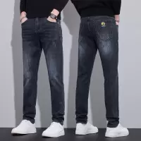 2026早春新款牛仔裤男款潮流百搭修身直筒裤男士弹力休闲牛仔长裤