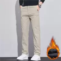 男装秋冬新款休闲裤时尚休闲男装厚款保暖男裤子轻商务风