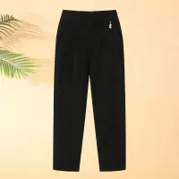 年女士休闲长裤加绒加厚保暖妈妈裤子50岁松紧腰中老年女士冬