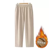时尚妈妈裤中老年女装洋气休闲裤子女40-60岁松紧腰加绒保暖裤子