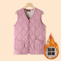 中老年女装秋冬马甲新款妈妈保暖外套老年人奶奶冬装加绒加厚背心
