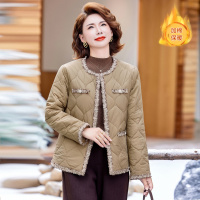 年中年棉衣女大码宽松中老年妈妈装棉服冬装50岁女士短款