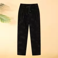 新款绒面女装妈妈裤加绒加厚女士休闲下裤子中老年女大码女长裤子