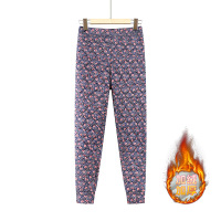 中老年人女冬季羊羔绒裤子加绒加厚奶奶妈妈冬装大码保暖女裤