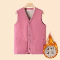 中老年女装秋冬马甲新款妈妈保暖外套老年人奶奶冬装加绒加厚背心