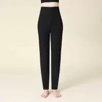 年加绒保暖妈妈裤子女冬装松紧腰中老年修身保暖裤长裤中年女