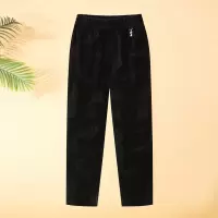 新款妈妈裤子洋气中老年人40-60岁松紧腰长裤加棉加厚保暖长裤子