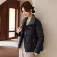 新款成熟妈妈装短款冬装棉服女显高显瘦中老年女士休闲冬装外套厚