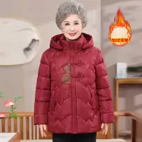 新款老年女棉衣60-80岁奶奶外套冬季保暖老太太棉服女大码宽松女