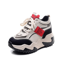 增高运动鞋春秋季新款网红ins潮厚底老爹鞋女百搭透气休闲鞋